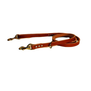 All Leather Dog Lead 3/4 Inch Wide