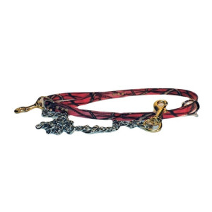 Camo Dayglo Dog Lead 3/4 in. Wide With Chain