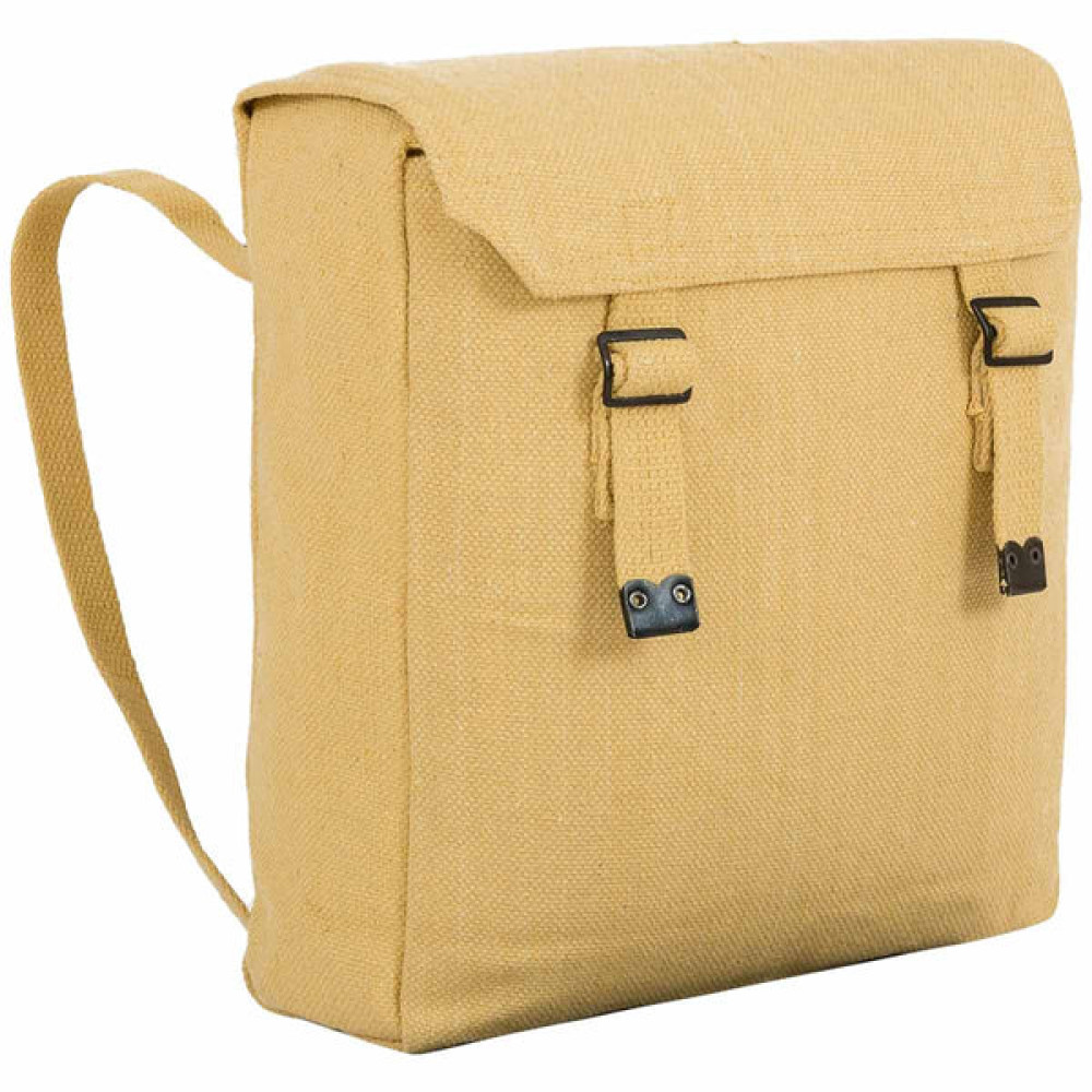 Highlander Canvas Webbing Backpack Beige