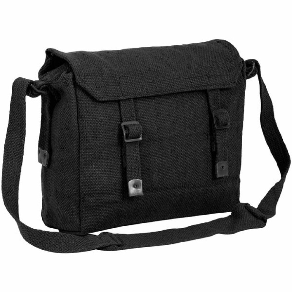 Highlander Canvas Webbing Haversack Black