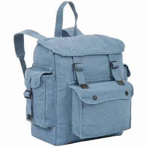 Highlander RAF Blue Webbing Backpack with Pockets