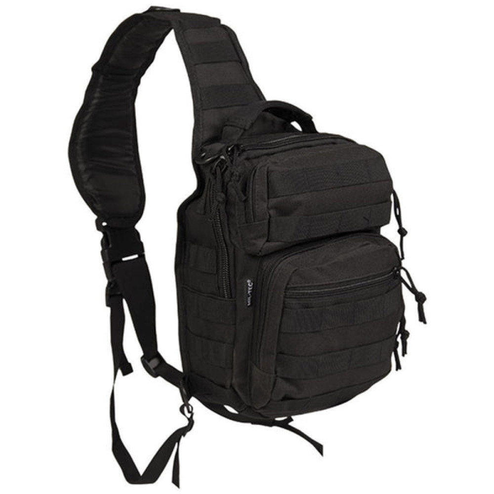 Mil-Tec One Strap Assault Pack Black