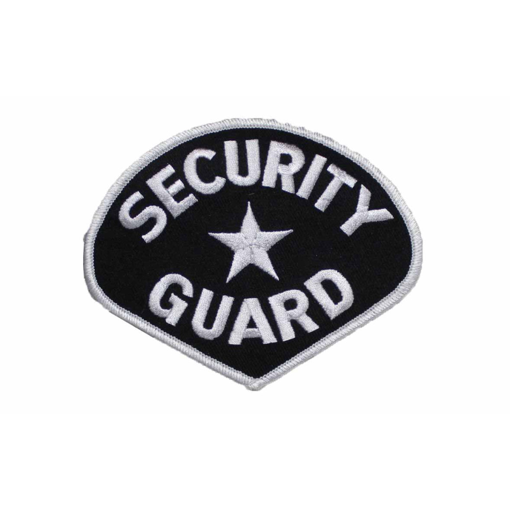 Black/White Security Guard Patch (Pack of 2) by Solar 1