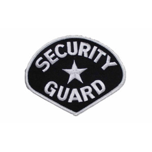 Black/White Security Guard Patch (Pack of 2) by Solar 1