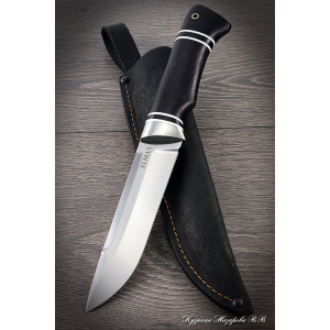 Knife Boar Elmax nickel silver typesetting black hornbeam