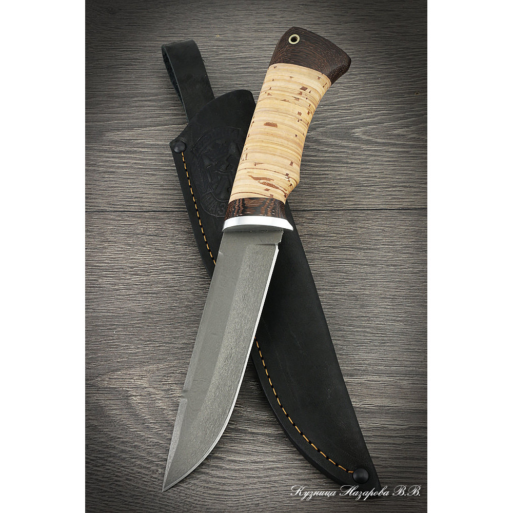 Knife Boar H12MF birch bark