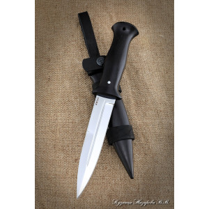 Legionnaire knife RWL-34 handle and sheath black hornbeam