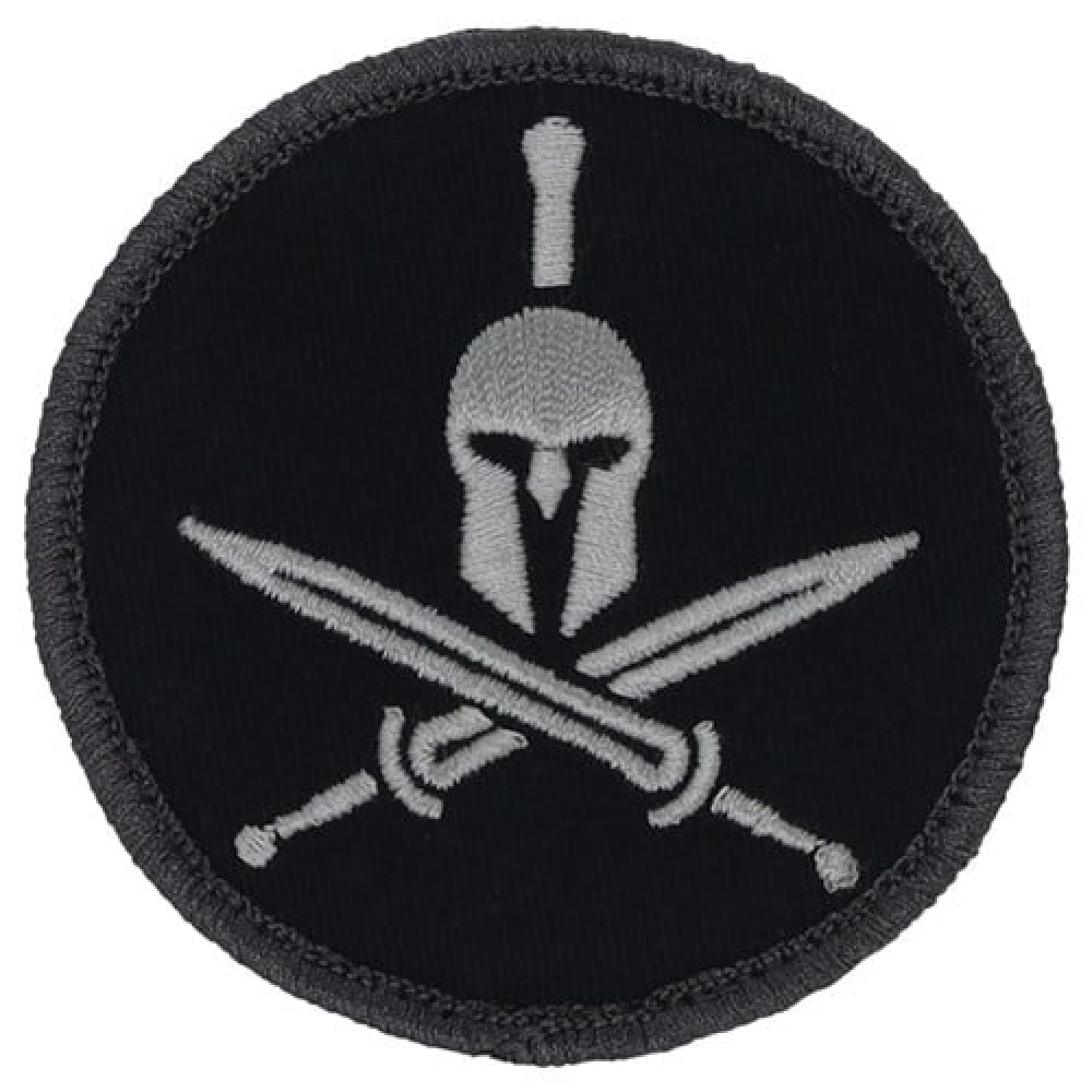 Scipio Tactical Knight With Swords Morale Patch - Black Tactical Knight With Swords Morale Patch - Black