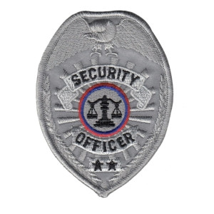 SECURITY OFFICER Badge Patch, 2-1/2x3-1/2